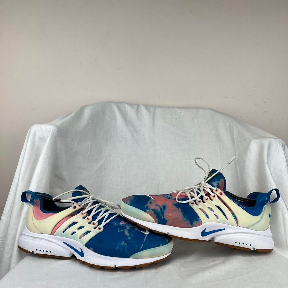 Nike Womens Air Presto Tie Dye Blue Nebula Athletic Shoes Sneakers Size 11 US